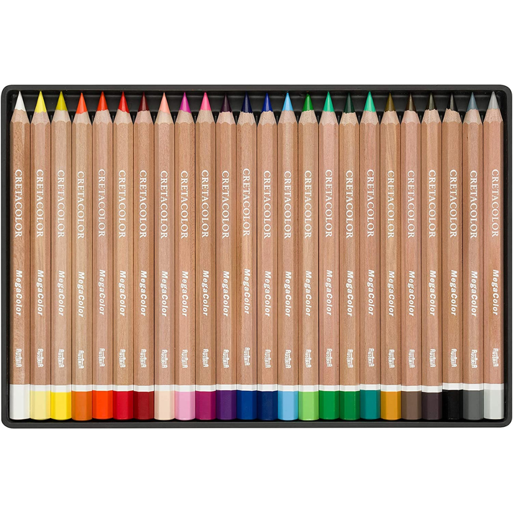 Cretacolor 24 Mega Color Pencils