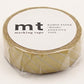 mt Washi Japanese Masking Tape Stripe, 15 mm x 10 mtrs Shade - GOLD, (Pack of 1)