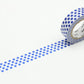 mt Washi Japanese Masking Tape Polka Dots , 15 mm x 10 mtrs Shade - Night Blue, ( Pack Of 1 )