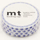 mt Washi Japanese Masking Tape Polka Dots , 15 mm x 10 mtrs Shade - Night Blue, ( Pack Of 1 )