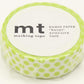 mt Washi Japanese Masking Tape Polka Dots , 15 mm x 10 mtrs Shade - Lime, ( Pack Of 1 )