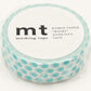 mt Washi Japanese Masking Tape Polka Dots , 15 mm x 10 mtrs Shade - Soda, ( Pack Of 1 )