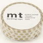 mt Washi Japanese Masking Tape Polka Dots , 15 mm x 10 mtrs Shade - Gold , ( Pack Of 1 )