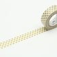 mt Washi Japanese Masking Tape Polka Dots , 15 mm x 10 mtrs Shade - Gold , ( Pack Of 1 )