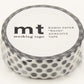 mt Washi Japanese Masking Tape Polka Dots , 15 mm x 10 mtrs Shade - Black , ( Pack Of 1 )