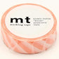 mt Washi Japanese Masking Tape Stripe , 15 mm x 10 mtrs Shade - Salmon Pink, ( Pack Of 1 )