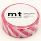 mt Washi Japanese Masking Tape Stripe , 15 mm x 10 mtrs Shade - Magenta, ( Pack Of 1 )