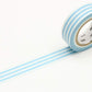 mt Washi Japanese Masking Tape Borders , 15 mm x 10 mtrs Shade - Ice, ( Pack Of 1 )