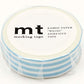 mt Washi Japanese Masking Tape Borders , 15 mm x 10 mtrs Shade - Ice, ( Pack Of 1 )