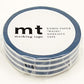 mt Washi Japanese Masking Tape Borders , 15 mm x 10 mtrs Shade - Indigo, ( Pack Of 1 )