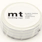 mt Washi Japanese Masking Tape Borders , 15 mm x 10 mtrs Shade - Silver, ( Pack Of 1 )