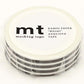 mt Washi Japanese Masking Tape Borders , 15 mm x 10 mtrs Shade - Black, ( Pack Of 1 )