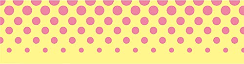 mt Washi Japanese Masking Tape , 15mm x 7 mtrs Shade - Pop Dot Yellow