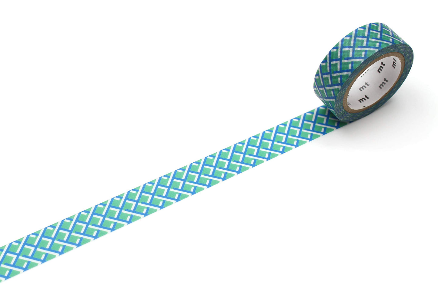 mt Washi Japanese Masking Tape , 15mm x 7 mtrs Shade - Mesh Green