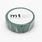 mt Washi Japanese Masking Tape Solid Colour , Shade - Peacock, 15 mm x 10 mtrs ( Pack Of 1 )