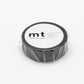 mt Washi Japanese Masking Tape Solid Colour , Shade - Matte Black, 15 mm x 10 mtrs ( Pack Of 1 )