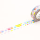 mt Washi Japanese Masking Tape EX Series, 15 mm x 10 mtrs Shade - Random Dot