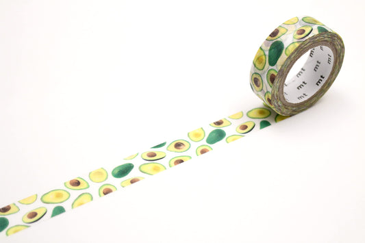 mt Washi Japanese Masking Tape EX Series, 15 mm x 7 mtrs Shade - Avocado