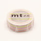 mt Washi Japanese Masking Tape EX Series, 15 mm x 10 mtrs Shade -  Iro Enpitsu Border