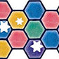 mt Washi Masking Tape Fab Die- Cut, Stars and Tiles, 45 mm x 3 mtrs (Pack of 1)