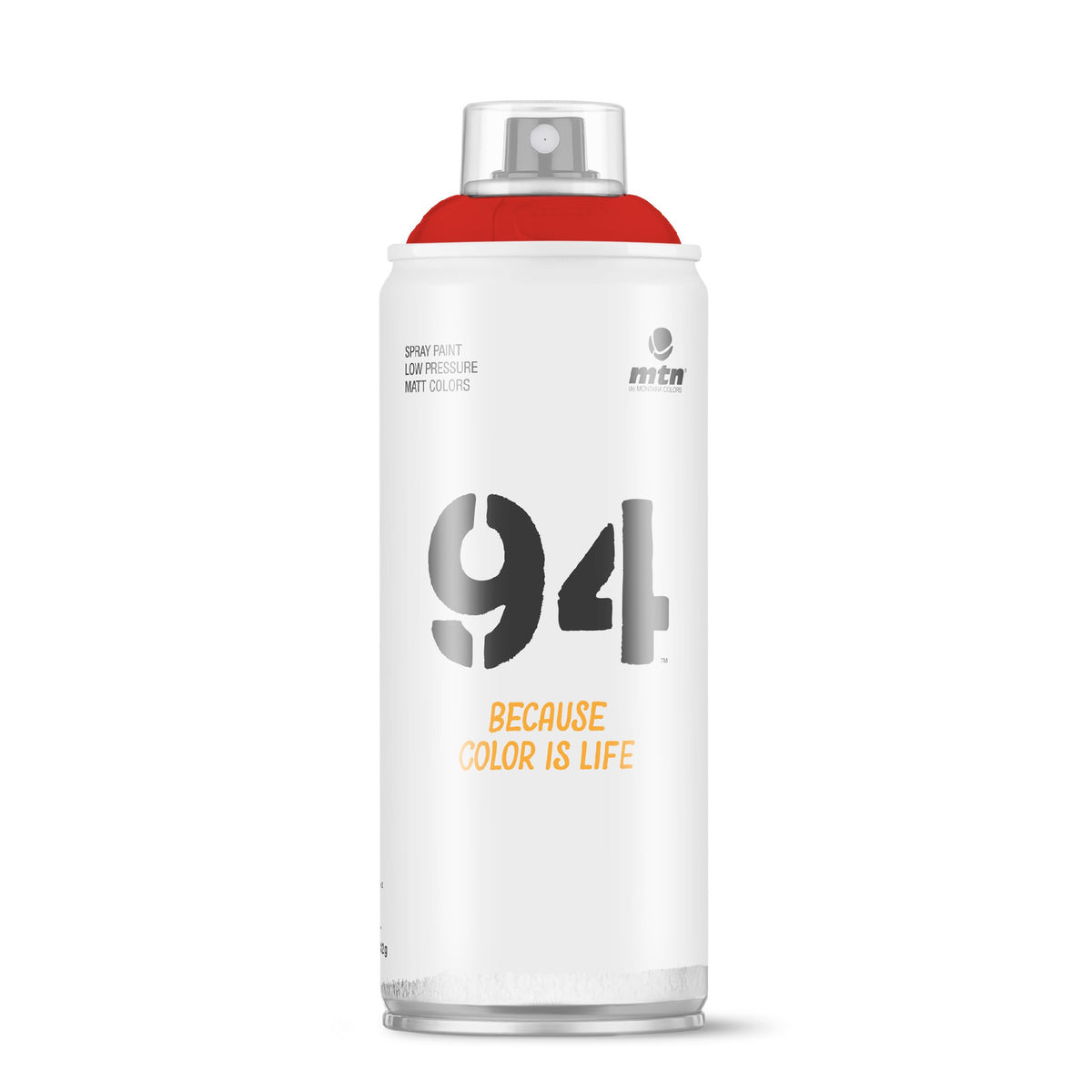 MTN 94 Low Pressure Spray Paints | DIY, Quick Drying, Matt finish, Porous, Non-porous, Metal, Wood, and Walls - 400ml - Blood Red Shade