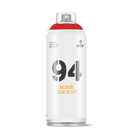 MTN 94 Low Pressure Spray Paints | DIY, Quick Drying, Matt finish, Porous, Non-porous, Metal, Wood, and Walls - 400ml - Blood Red Shade