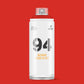 MTN 94 Low Pressure Spray Paints | DIY, Quick Drying, Matt finish, Porous, Non-porous, Metal, Wood, and Walls - 400ml - Blood Red Shade