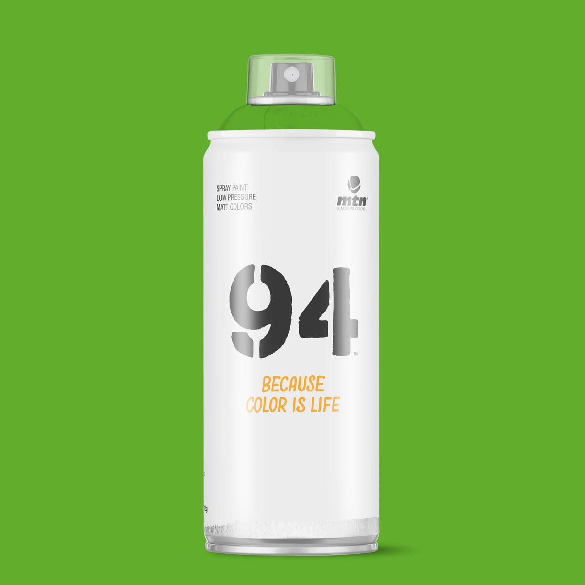 MTN 94 Low Pressure Spray Paints | DIY, Quick Drying, Matt finish, Porous, Non-porous, Metal, Wood, and Walls - 400ml - Hulk Green Shade