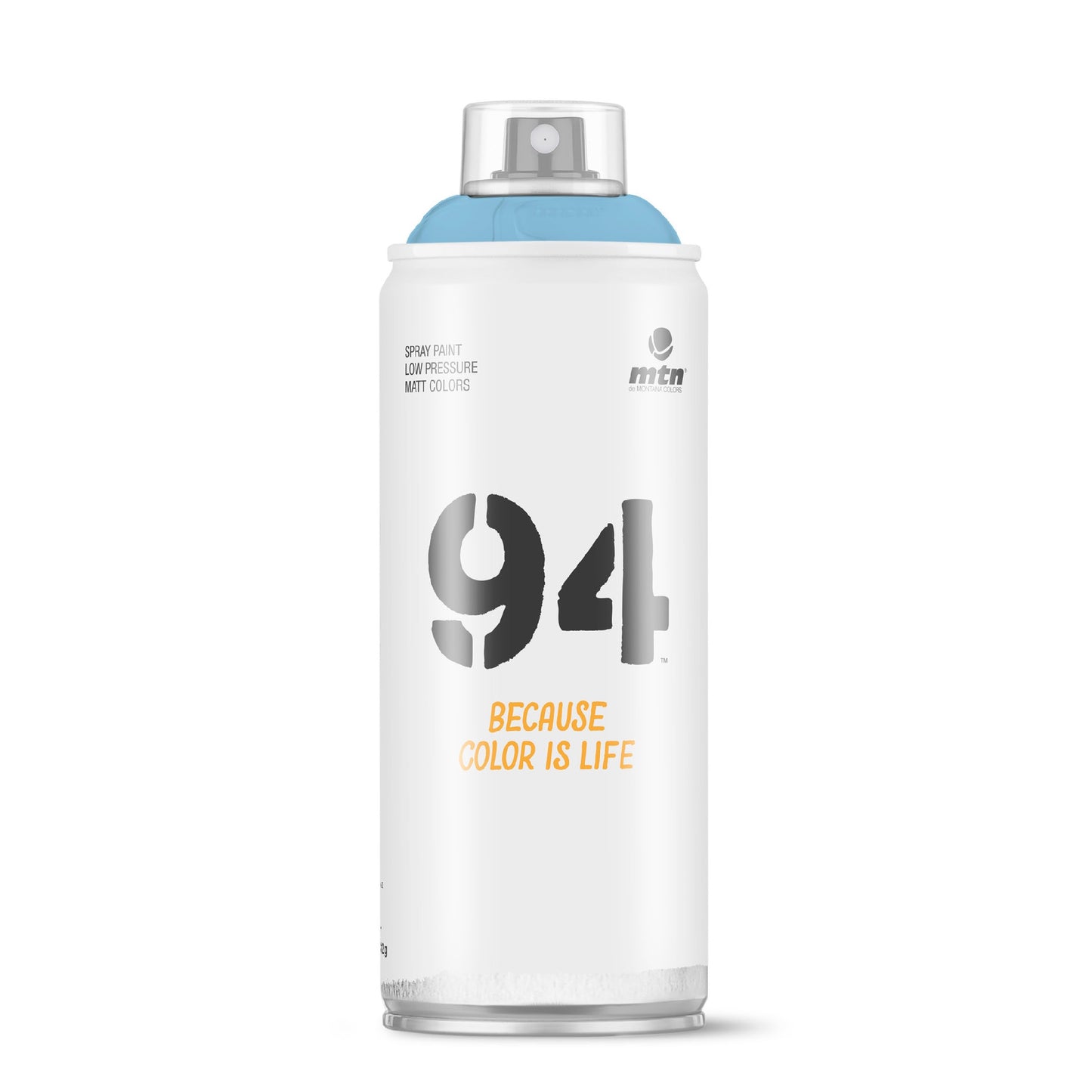 MTN 94 Low Pressure Spray Paints | DIY, Quick Drying, Matt finish, Porous, Non-porous, Metal, Wood, and Walls - 400ml - Hydra Blue Shade