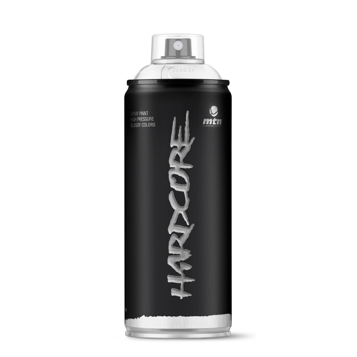 MTN Hardcore High Pressure Spray Paints |DIY, Quick Drying with gloss finish for most surfaces like Porous, Non-porous, Metal, Wood, and Walls - 400ml White