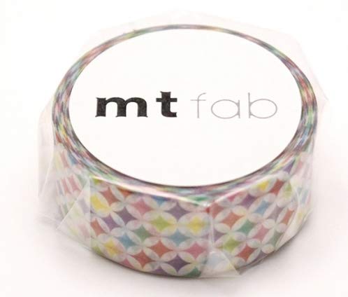 mt Washi Japanese Masking Tape Pearl Designs , 15 mm x 5 mtrs Shade - Sparkling Circle, ( Pack Of 1 )