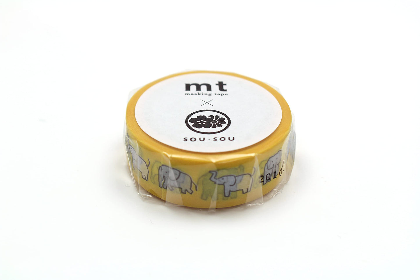 mt Washi Japanese Masking Tape ,  Shade - Zou, 15mm x 7 mtrs.(Pack of 1)