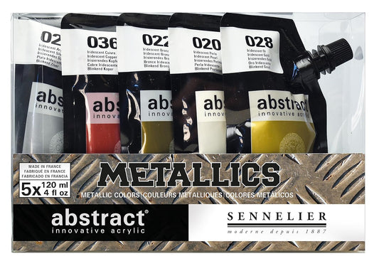 Sennelier Abstract Artist Acrylic 120 ml pouch (Iridescent Assorted 5)