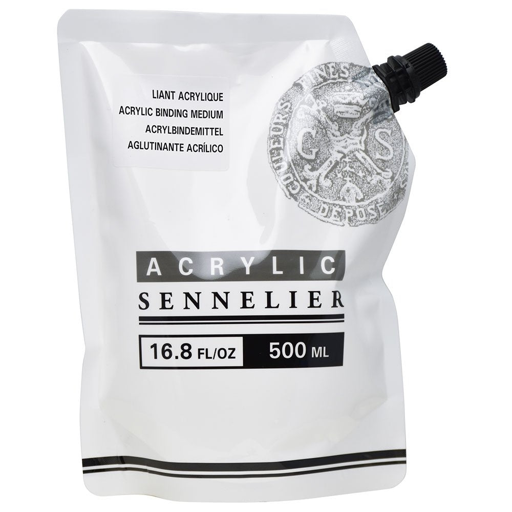 Sennelier Acrylic Binding Medium 500 ml Pouch