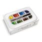 Sennelier Aquarelle French Artists' Watercolor Aqua-Mini Set - Metal Box of 8 Half Pans