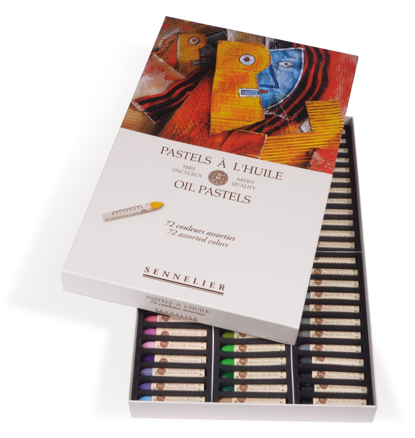 Sennelier Oil Pastel Assorted Set 72 Colors