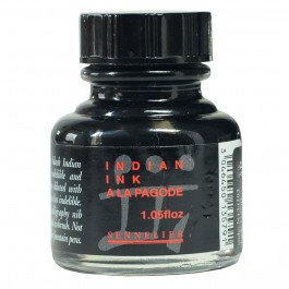 Sennelier Indian Ink "A la Pagode" Black 30ML