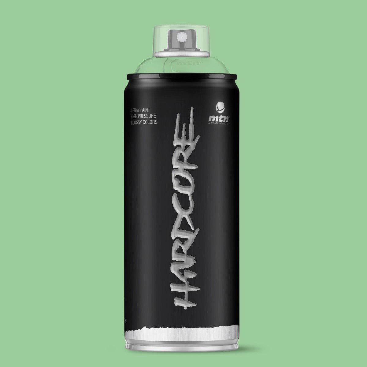 MTN Hardcore High Pressure Spray Paints |DIY, Quick Drying with gloss finish for most surfaces like Porous, Non-porous, Metal, Wood, and Walls - 400ml Golden Green