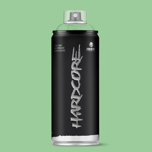 MTN Hardcore High Pressure Spray Paints |DIY, Quick Drying with gloss finish for most surfaces like Porous, Non-porous, Metal, Wood, and Walls - 400ml Golden Green