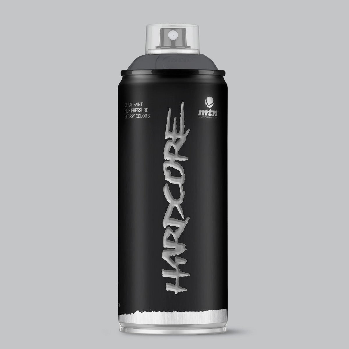 MTN Hardcore High Pressure Spray Paints |DIY, Quick Drying with gloss finish for most surfaces like Porous, Non-porous, Metal, Wood, and Walls - 400ml Squatter Grey