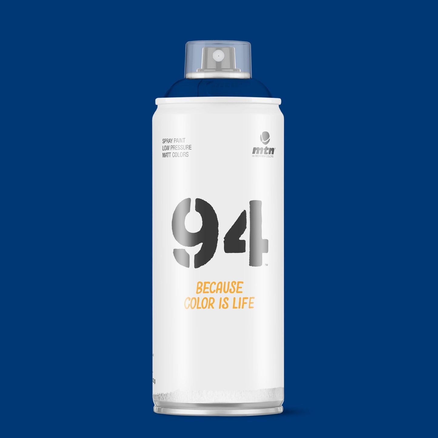 MTN 94 Low Pressure Spray Paints | DIY, Quick Drying, Matt finish, Porous, Non-porous, Metal, Wood, and Walls - 400ml - Dark Blue Shade