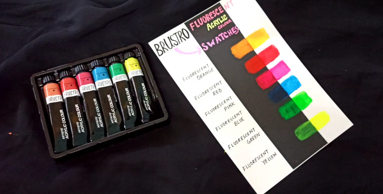 BRuSTRO Artists ' Acrylic Pastel Colour Set of 12