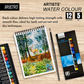 BRUSTRO Artist's Watercolour Paint | Set of 12 Colours X 5ML Tubes | Ideal for Landscape, Portrait, Paper, Painting, Artist, Professional watercolor, Transparent Colors, Painting Dry & Wet, Fine Art