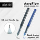 BRUSTRO AeroFlow Liquid Ink Rollerball Pens 0.5 Micro Tip Pack of 3 (Black ink)