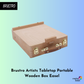 Brustro Artists' Tabletop Portable Wooden Box Easel