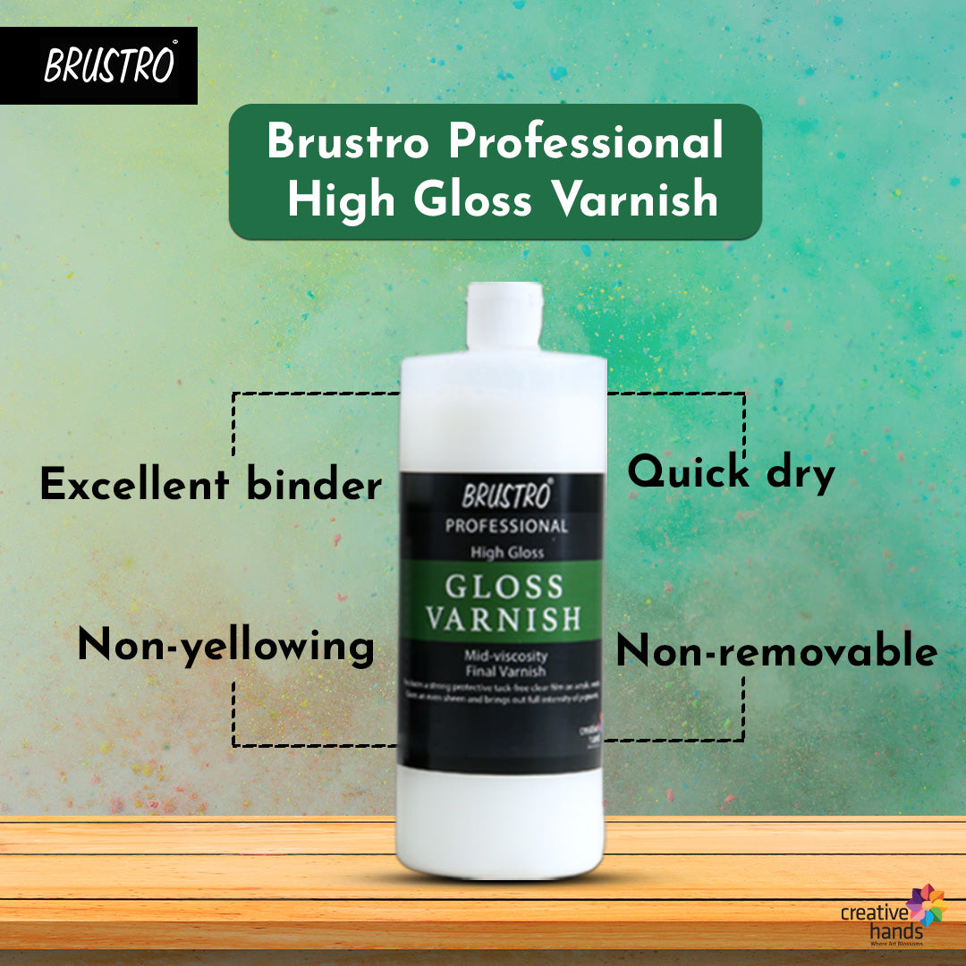 Brustro Professional High Gloss Varnish 200 Ml – BrustroShop