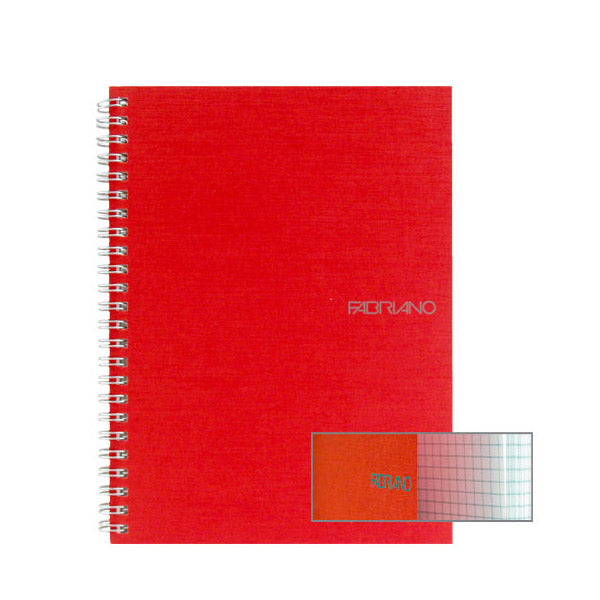 Fabriano Ecoqua A5 Spiral Bound Graph 5MM Notebook