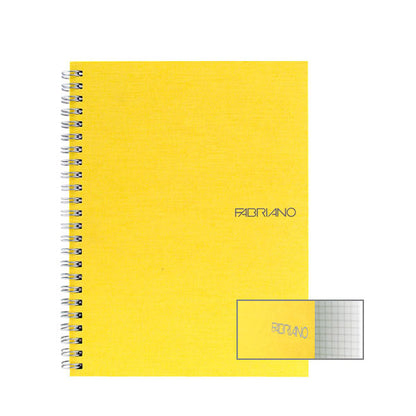 Fabriano Ecoqua A5 Spiral Bound Graph 5MM Notebook