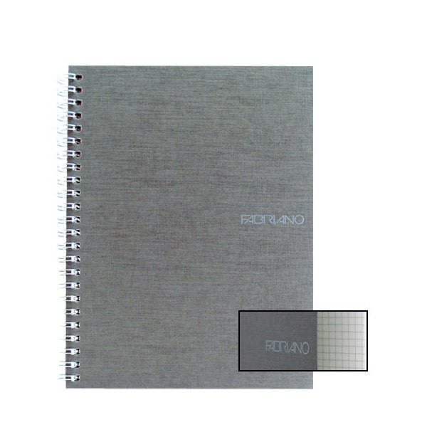 Fabriano Ecoqua A5 Spiral Bound Graph 5MM Notebook