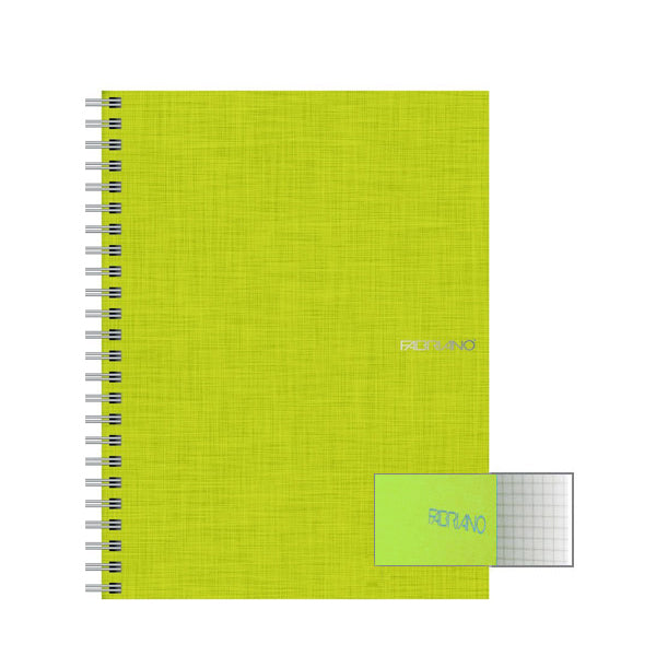 Fabriano Ecoqua A5 Spiral Bound Graph 5MM Notebook